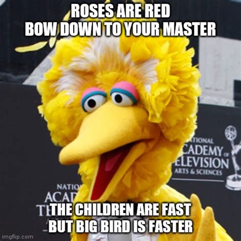 fat bird meme|evil big bird memes.